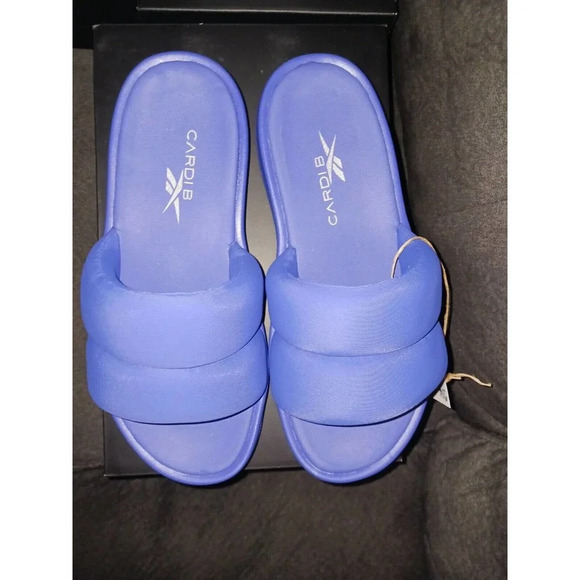Women’s Reebok Cardi B Slide “Ultima Purple” Size 6 - Picture 1 of 3